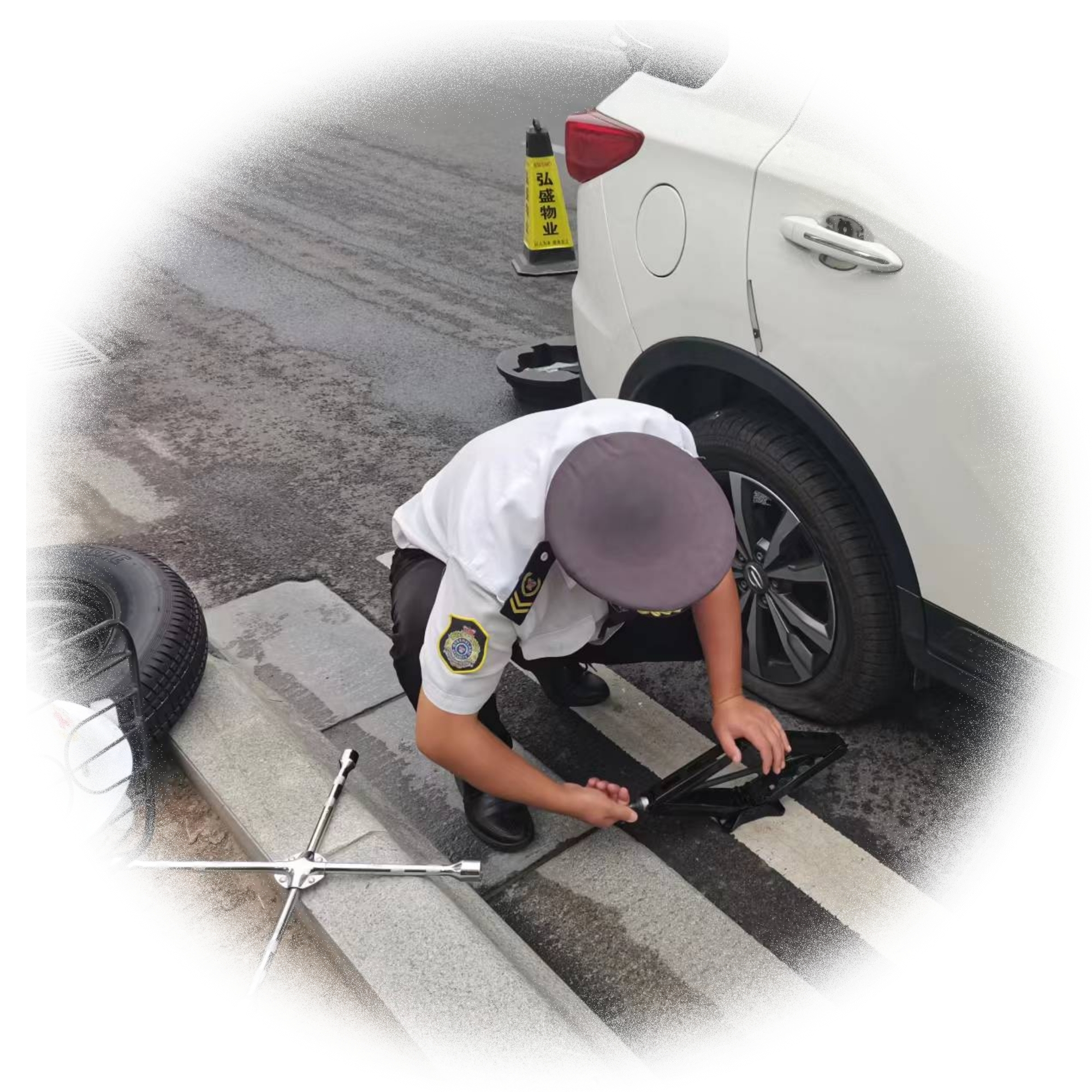 关于换备胎这件事是这样的......
